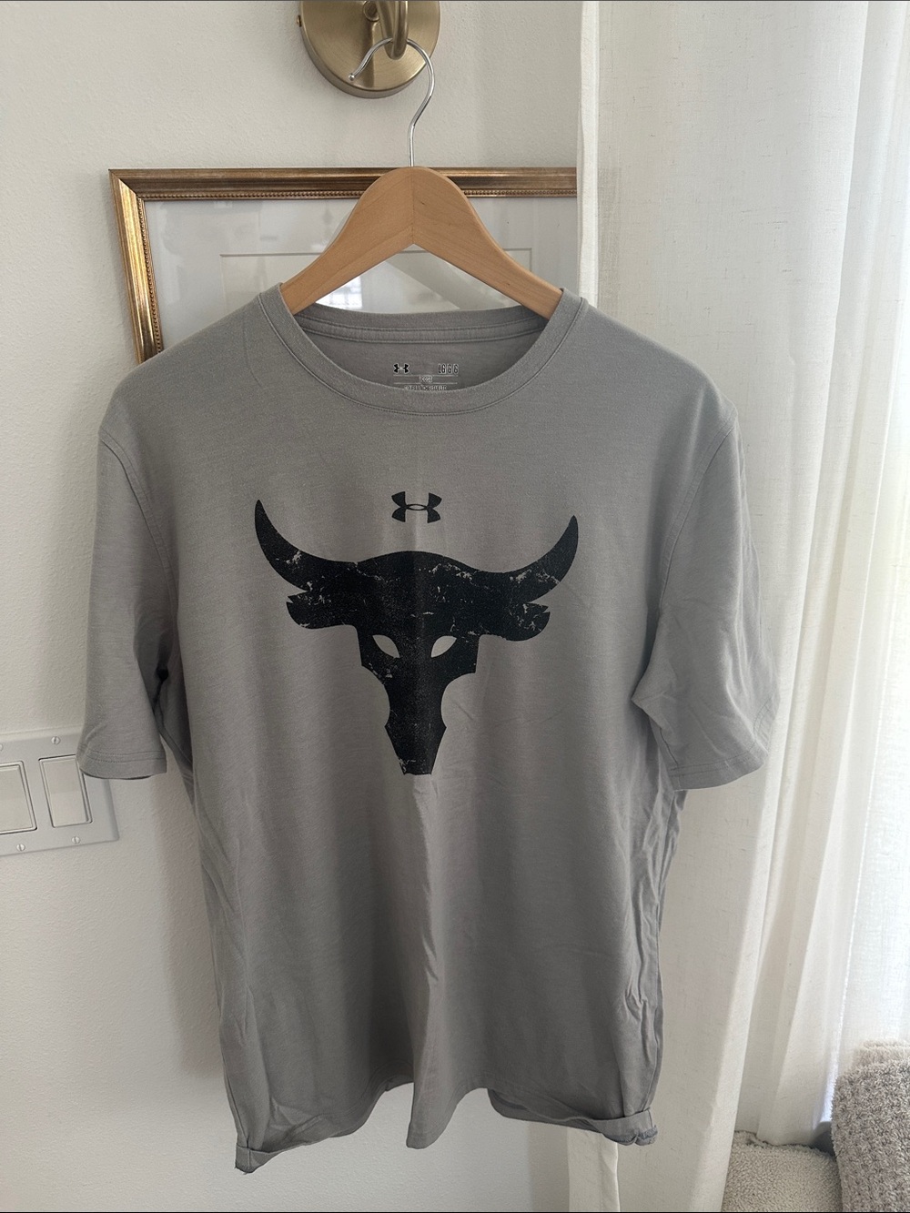 Under Armour Men's Gray Short-Sleeve Graphic Performance Tee